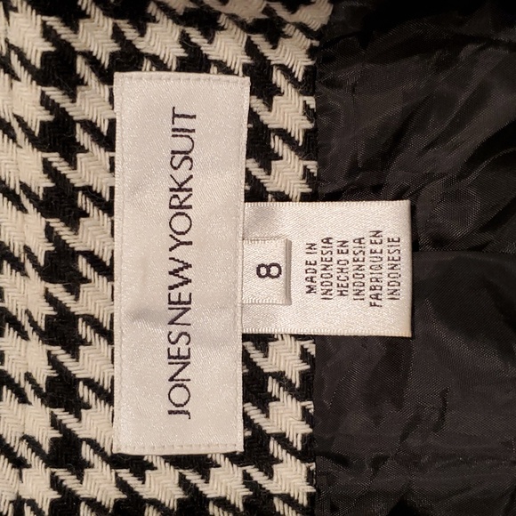 Jones New York Houndstooth long blazer - Picture 10 of 12
